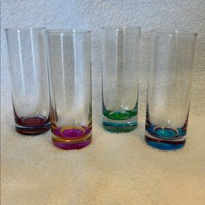 Vintage D’Lusso Liqueur Bar Colorful Glass Set